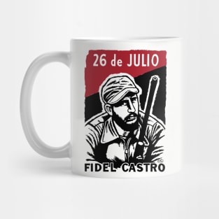 26 de Julio Fidel Castro - Cuban Revolution, Historical, Propaganda, Communist Mug